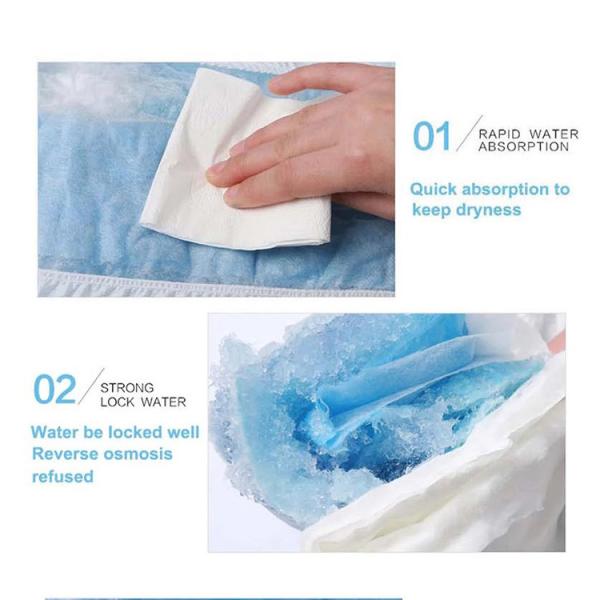 800 1000 1200ml Absorption Unisex Incontinence Adult Diapers