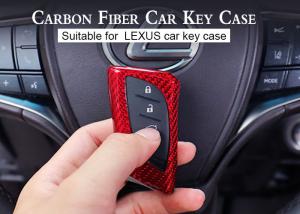 China 3K Weave No Melting Point LEXUS Carbon Fiber Car Key Case on sale
