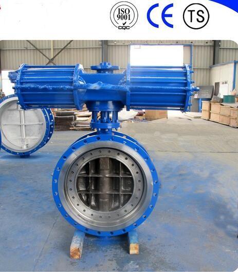 Quality Pneumatic Metal Seat Butterfly Valves DN300 PN10 For Industrial Waste Water for sale