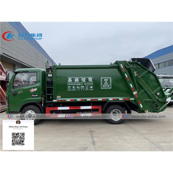 Dongfeng Duolicar 4x2 8000 Liters Garbage Compactor Truck