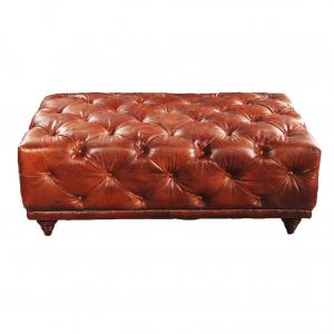 Cheap Square Leather Tufted Ottoman Coffee Table Defaico Antique Coffee Tables wholesale