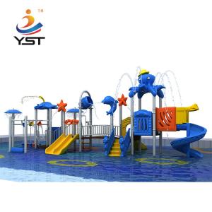 Cheap Fun Water Park Playground Equipment , Commercial Inflatable Water Slides wholesale