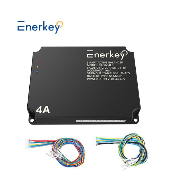 Enerkey 2A 4A Smart Active Balancer 15S 16S Lifepo4 / Li-ion Battery Equalizer For Electric Bicycle