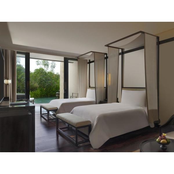 Tropical Luxury Holiday / Resort Hotel On Island Natural Themed Solid Wood Vintage Furnitures