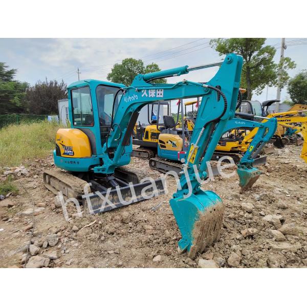 21kW Used Mini Excavator 135 Kubota Micro Digger 2250rpm