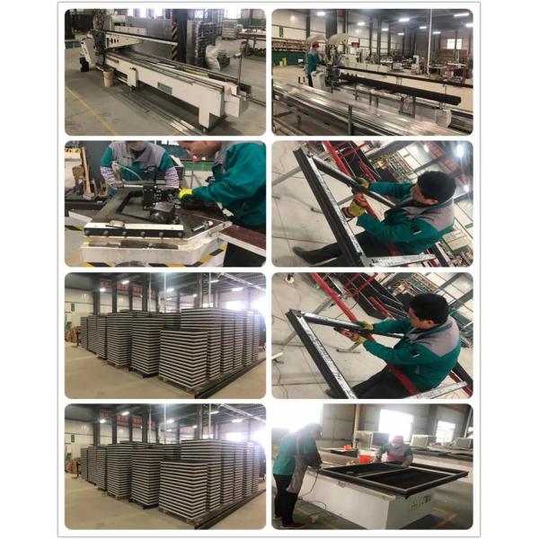 Aluminum Cladding Glass Facade Hidden Frame Curtain Wall 12A