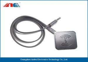 China USB Interface RFID Chip Reader Writer , ICODE ILT Passive RFID Tag Readers on sale