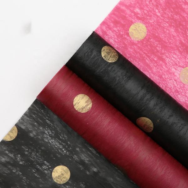 Polka Dot Pattern Eco-Friendly Nonwoven Florist Wrapping Paper Sheets 60cm*60cm