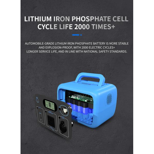 Portable outdoor power supply 300W AC output power 300Wh capacity outdoor camping stall energy storage power supply