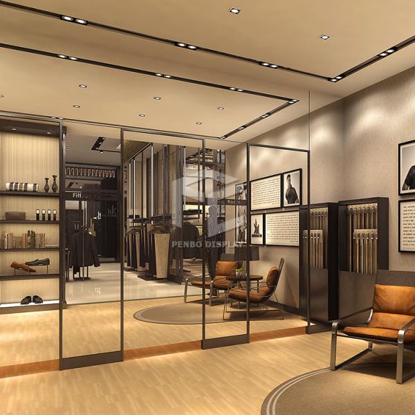 Ecological Garment Store Furniture 3mm Thick MDF Simple Style