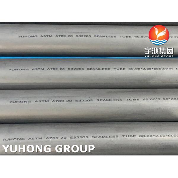 ASTM A789 UNS S31803 SAF2205 Duplex Steel Seamless Tube In Aggressive Environments