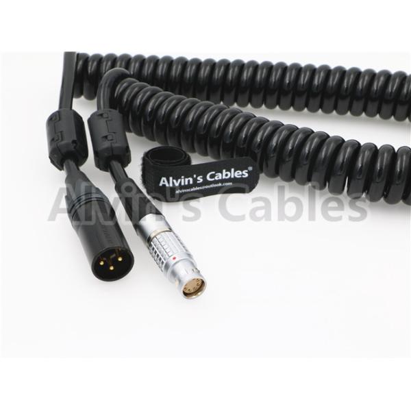 Arri Alexa Mini Amira Camera Power Spring Cable 2B 8 Pin Female To XLR 3 Pin Male