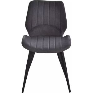 Cheap Banquet Leather Padded Dining Chairs Ergonomic Back Impact Resistance wholesale