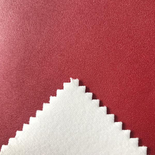 Durable Square Faux Leather Sheets , Faux Leatherette Fabric High End SGS Approved