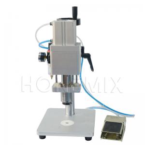 China Semi Automatic Capping Machine Stainless Steel Small Vial Crimping Machine on sale