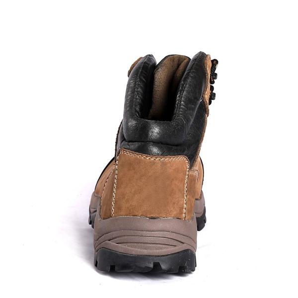 Industrial Pu Outsole / Genuine Leather Upper Safety Boots With Anti Puncture Defense