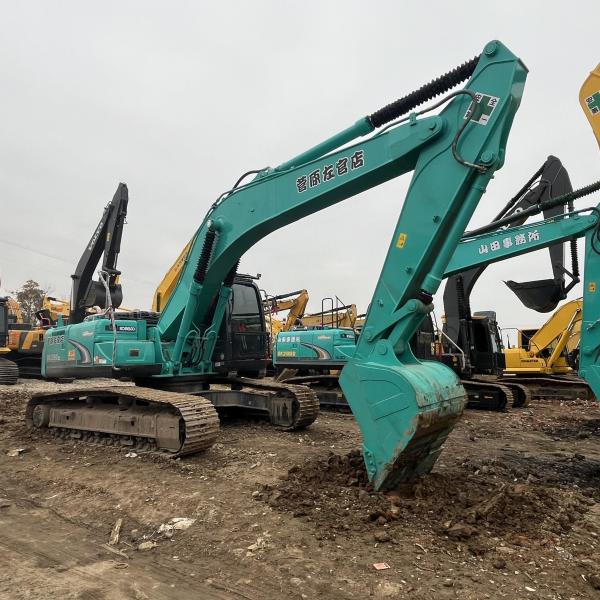 170kN 26T Track Used Kobelco Excavators Kobelco Sk260 Cylinder Digger 25200kg