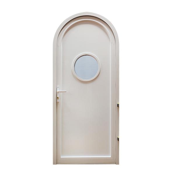 Customized Powder Coating Aluminium Hinged Casement Doors Cambered roof