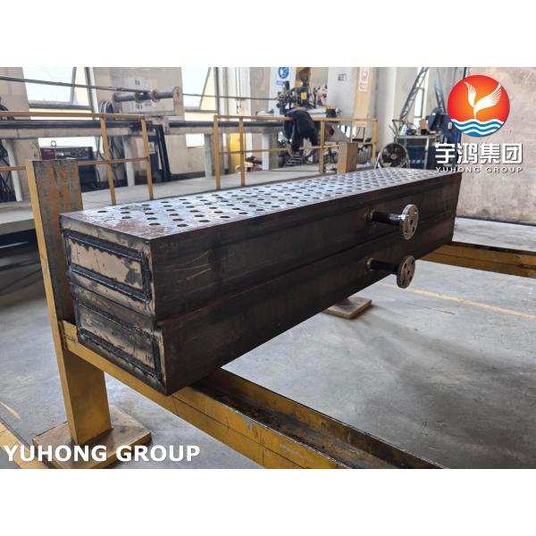 Plug Type Header Carbon Steel Or Stainless Steel Used In Air Cooled Heat Exchanger