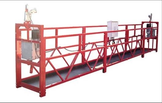 Blue / Red 8.3MM Steel Wire Rope Suspended Working Platform ZLP630