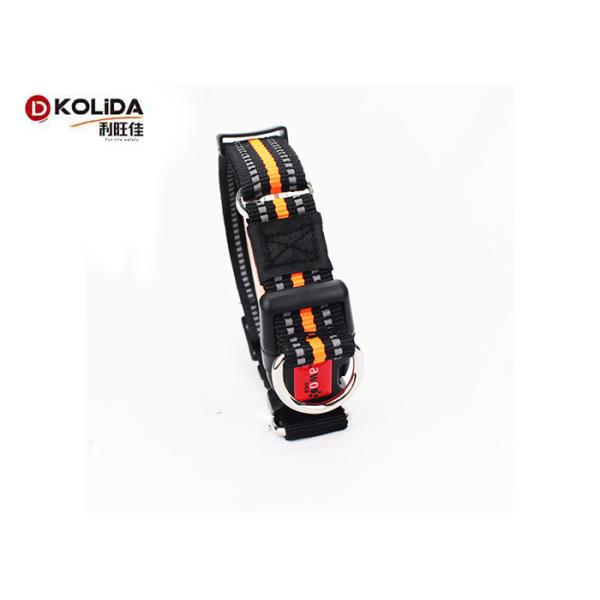 3 Colors Nylon Dog Collars , Adjustable Puppy Collar Customized Logo