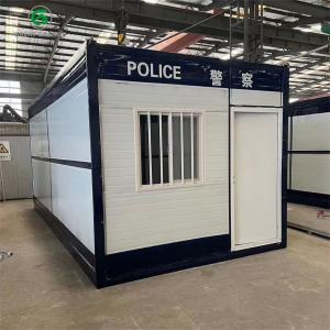 Cheap Movable Prefabricated Foldable Container House Security Guard Box Fireproof wholesale