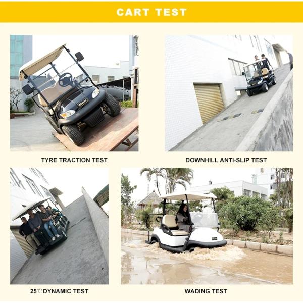 Popullar Model 2+2 Seaters Mini Electric Golf Trolley Car CE Approved