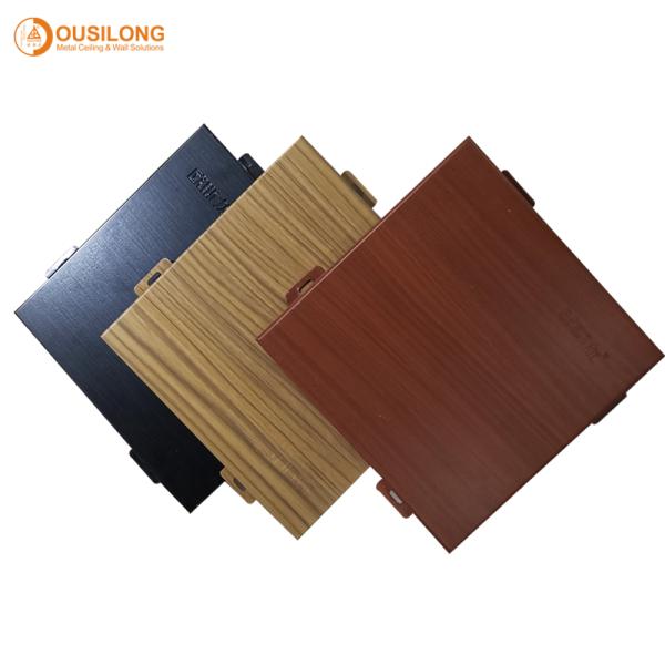 Waterproof 10 Years Warranty Aluminum Aluminium Wall Panels / Exterior Decorative Metal Wall Cladding