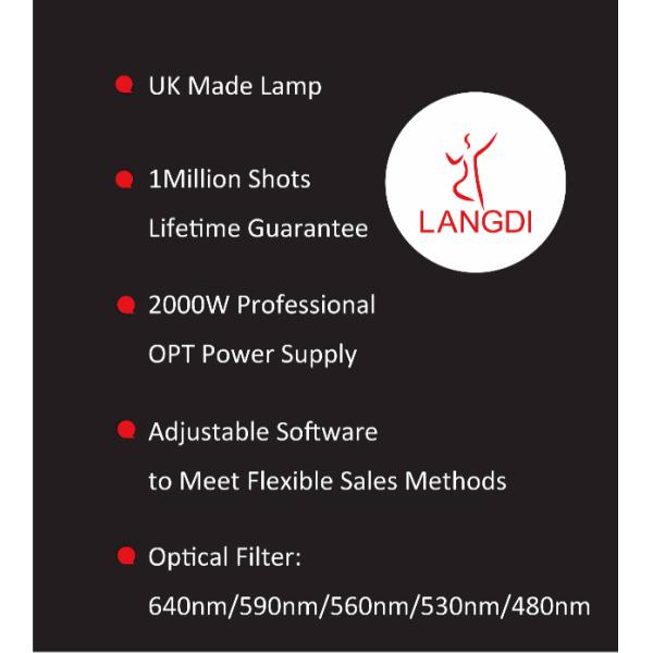 Soprano OPT Hair Removal Machine Ipl Shr E Light Freckle Removal