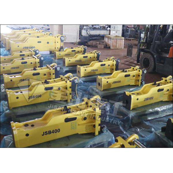 Powerful Strike Hydraulic Rock Breaker Excavator / Mounted Rock Drill Machine