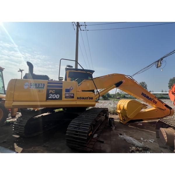 19900kg 21Tons Used Komatsu Excavator Pc200 Digging Fast Walking