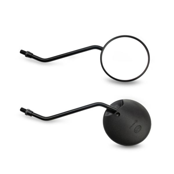 Round Motorcycle Mirror Universal Modified Rearview Motorcycle Mirror Hd white lenses Easy to install Rearview