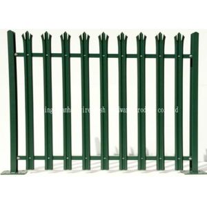 Construction Modern Steel Picket Fence Panels For Train Or Bus Station