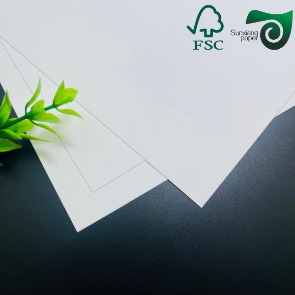 FSC 100gsm 120gsm Natural White Kraft Paper For Grocery Shopping Bags Packaging