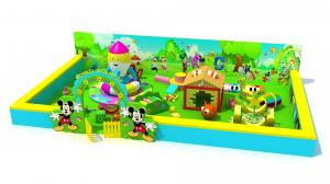 China Without Galvanized Steel Pole Toddler Indoor Play Equipment KP190920 Green Color on sale