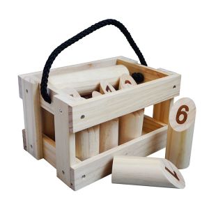 Cheap Wooden Set Early Childhood Development Toys Garden Bowling Incline Blocks wholesale