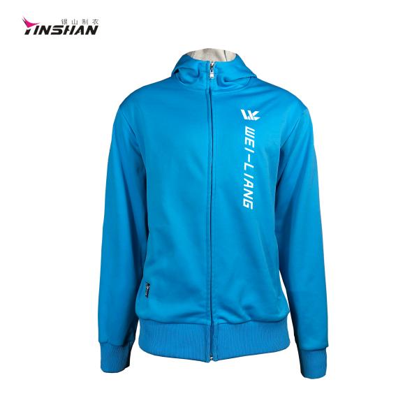 Fashion Ladies Long Sleeve Tracksuit Zip Hoodie for Fitness and Running