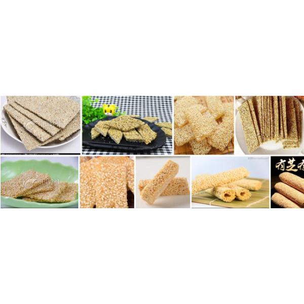 Simple Structure Candy Molding Machine , Sesame Bar Candy Cutting Machine