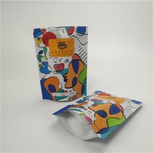 Cheap Custom Printed Flat Bottom Snack Pouches Matte Surface Finish Snack Bag Packaging Customized wholesale
