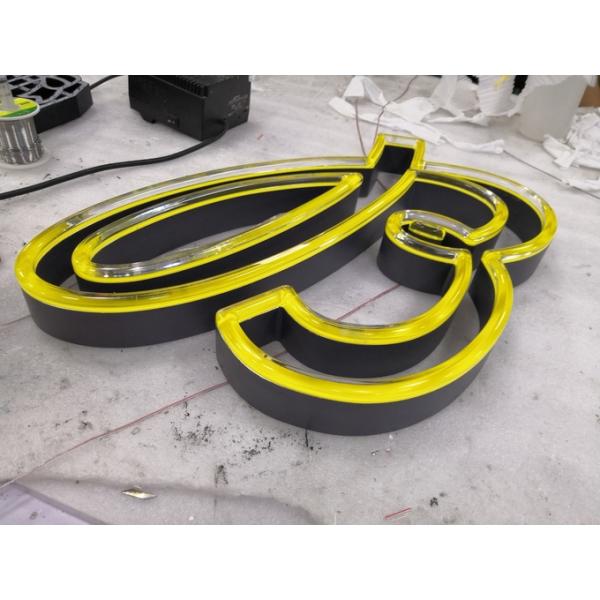28.5mm Custom Logo LED Neon Sign Free Standing CCC RoHs Certificated