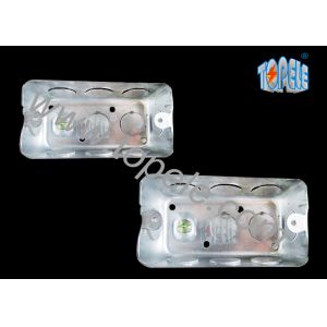Galvanized Steel Electrical Boxes And Covers Rectangular Iso Certificate