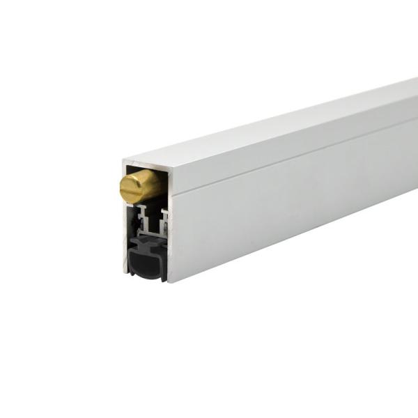 20*37mm Concealed Door Sweep Bottom Seals U Shaped For Wooden Door