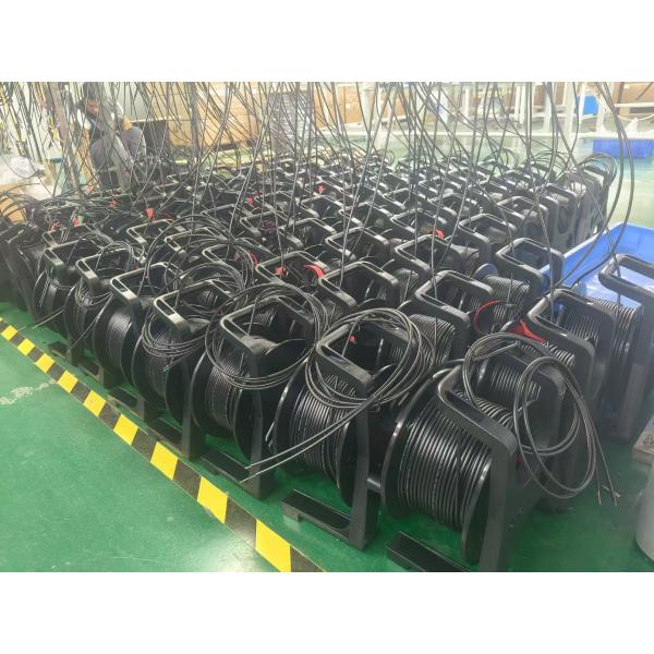 Portable Telecom Outdoor Fiber Patch Cable Military Retractable Tactical Optical Cable Reel