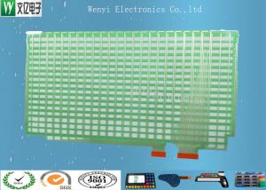 Cheap Green Oil Polyester PET Flex Circuit , Flex Pcb Stiffener Membrane Keypad Switch Circuit wholesale