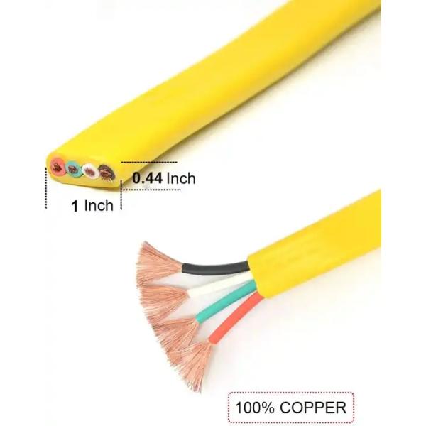 Generator PVC Power Cord , 25Ft Generator Power Extension Cord 50 Amps