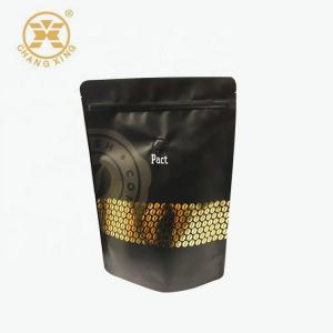 China Stand up Resealable Coffee Packaging Bags Airtight zipper coffee bags on sale