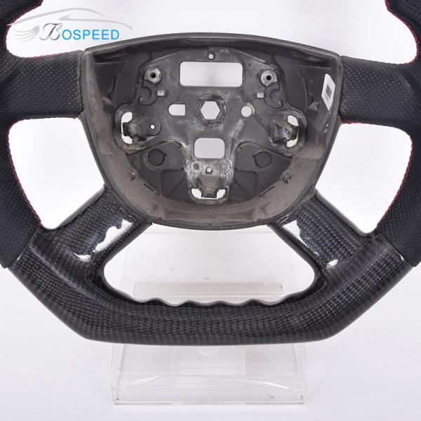 OEM Racing Car Ford Carbon Fiber Steering Wheel Fiesta Green Stripe