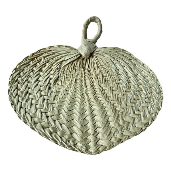 Y-Z High Quality Handmade Vintage Summer Creative Bohemian Palm Leaf Cool Fans Bamboo Cattail Leaf Hand Fan for Wedding