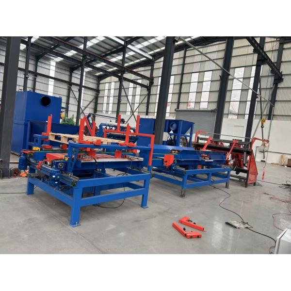 Semi Automatic Wood Pallet Nailing Machine / Euro Block Pallet Production Line