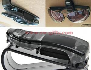 Cheap Car Sun Visor Glasses Sunglasses Ticket Receipt Card Clip Storage Holder Storage Shelf Car Organizer Accessories Platic wholesale
